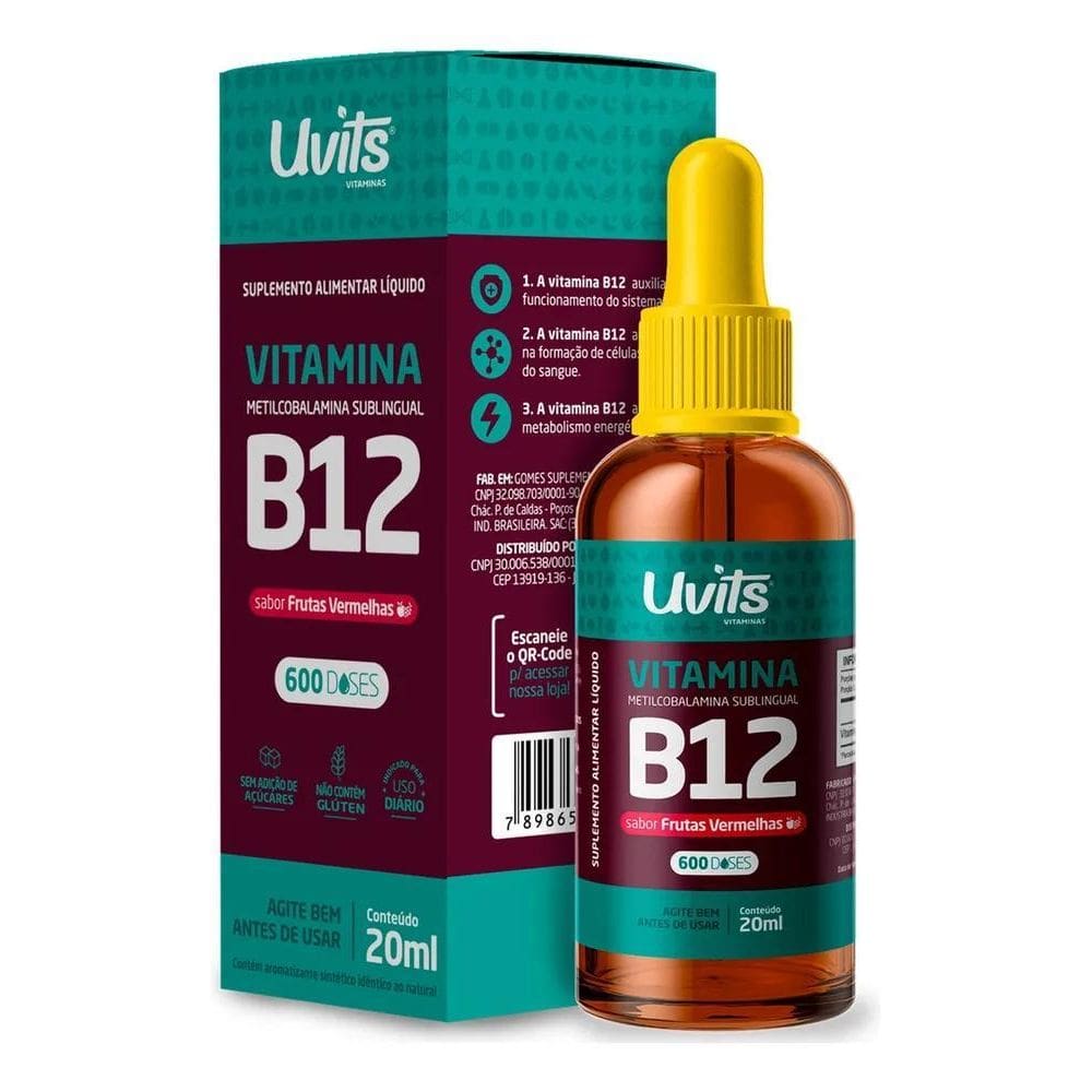 2X Vitamina Metilcobalamina B12 Gotas 20Ml Liquida Sublingua