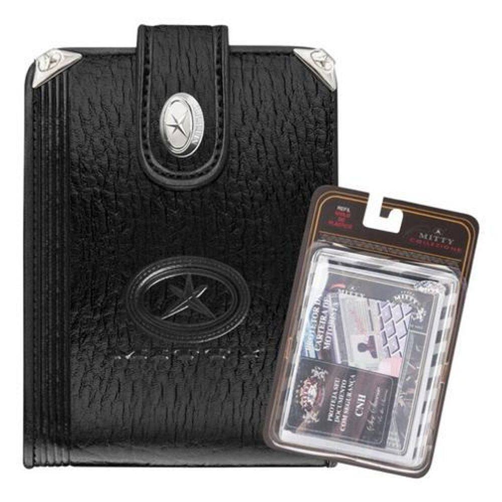 Carteira Masculina De Couro Mitty M2Ef +