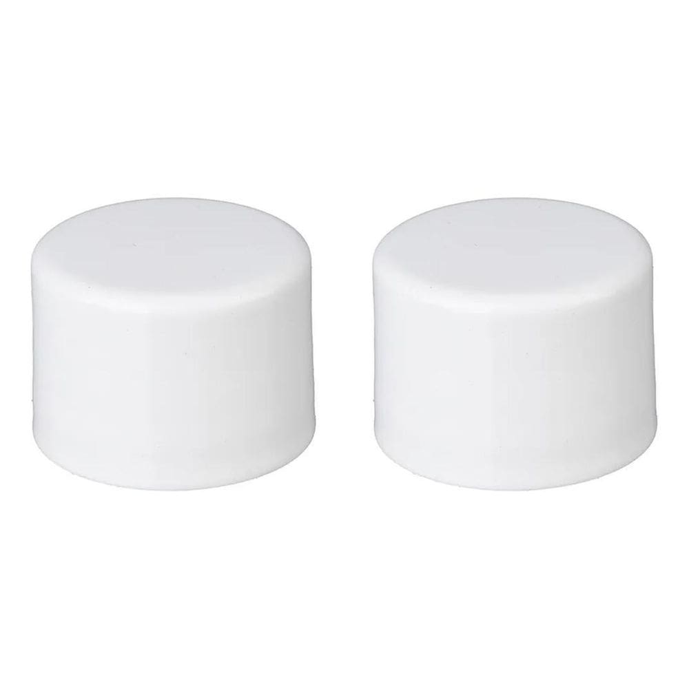 2X Kit Ponteira Para Varão Cortina 28Mm Alumínio Várias Core