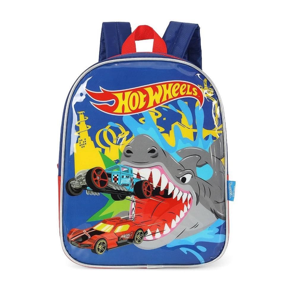 Mochila de Costas Luxcel Hot Wheels Petit Azul