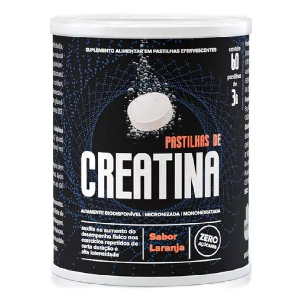 Creatina 60 Pastilhas De Laranja Moderação