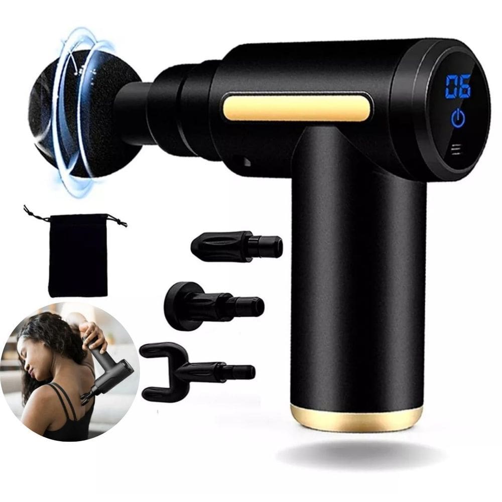 Massageadora Portátil Para Terapia Muscular Bivolt