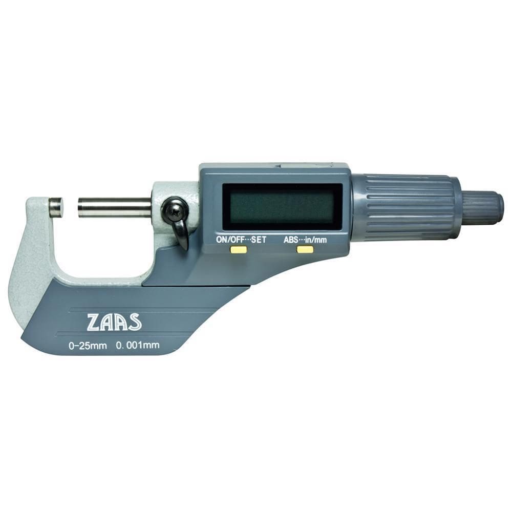 Micrômetro Externo Digital 0 Á 25Mm  2,0005  - Zaas