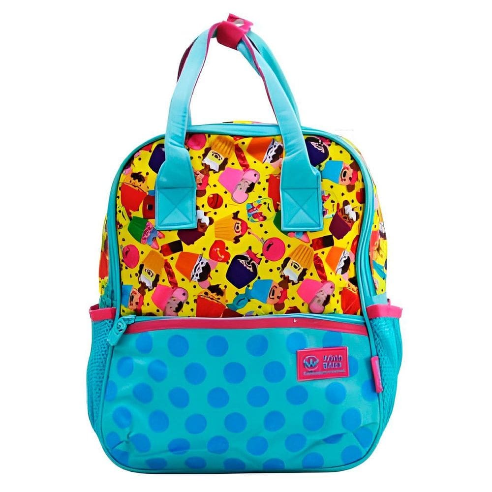 Mochila De Costas Bolsa Baby Feminina Docinhos Cor: Azul