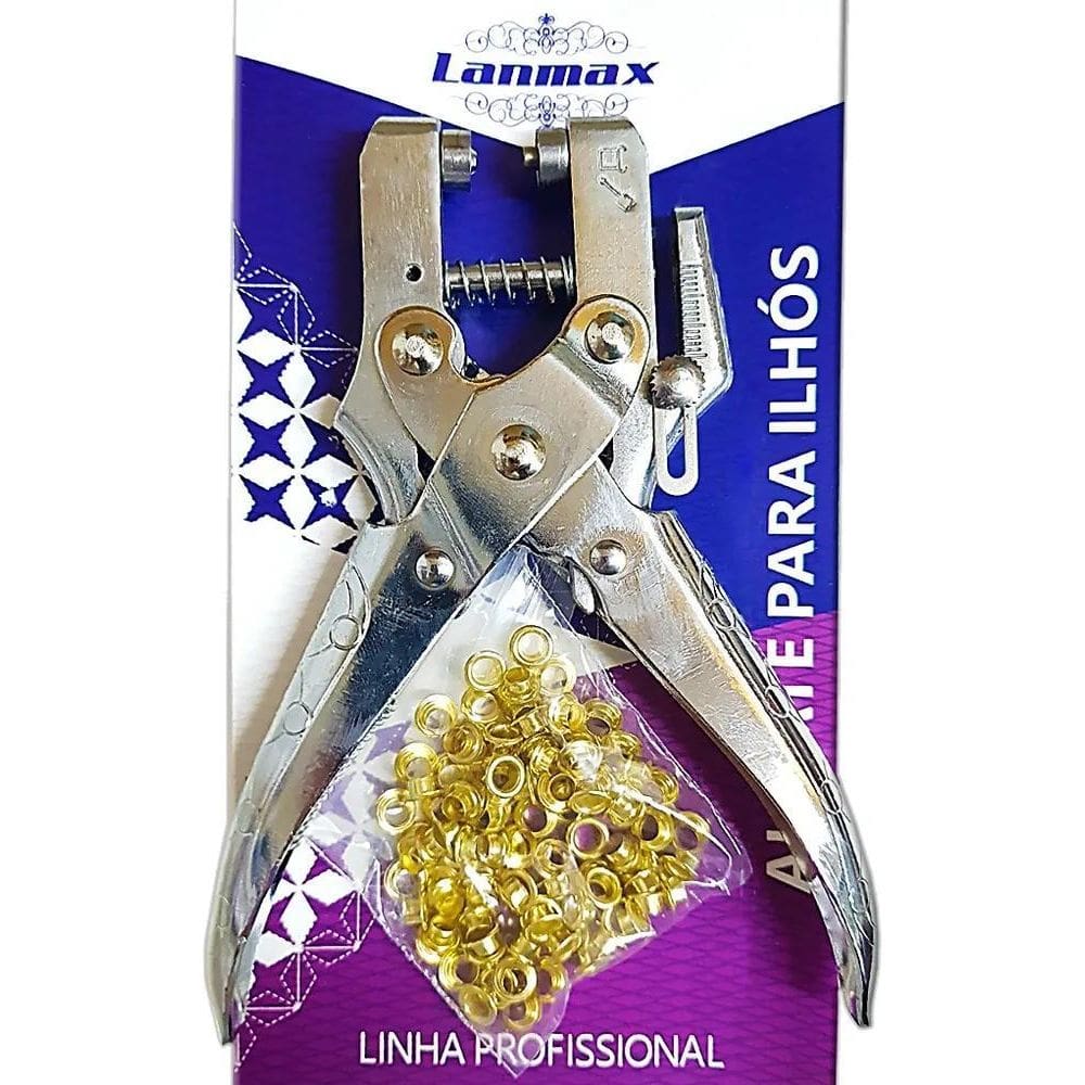 Alicate Ilhós 2 Em 1 Furador Vazador Lanmax