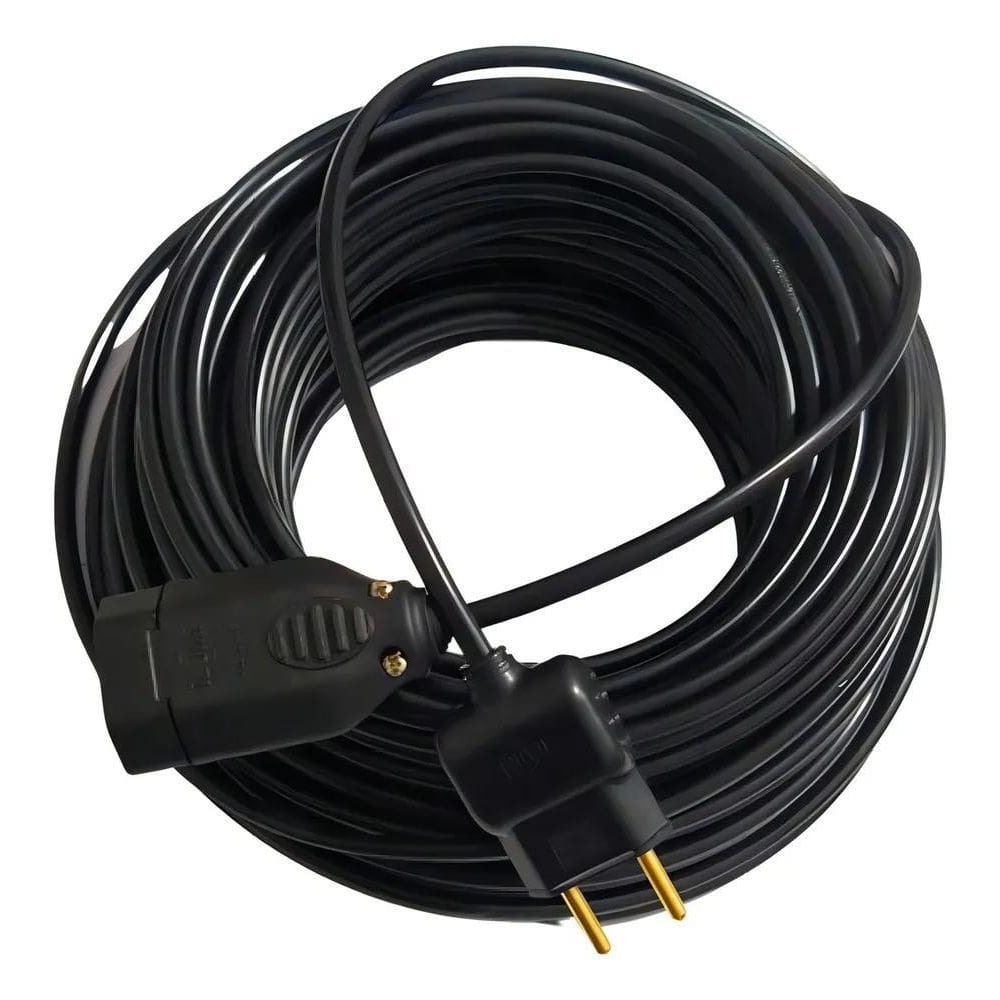 2X Extensão Eletrica 2 Metros Reforçada 10/20A