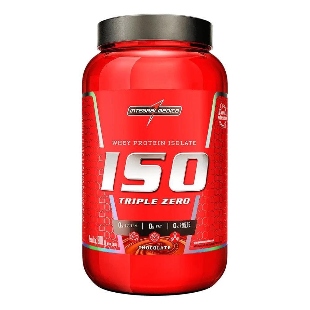 2X Whey Protein Iso Triple Zero Chocolate 900G Integralmédic
