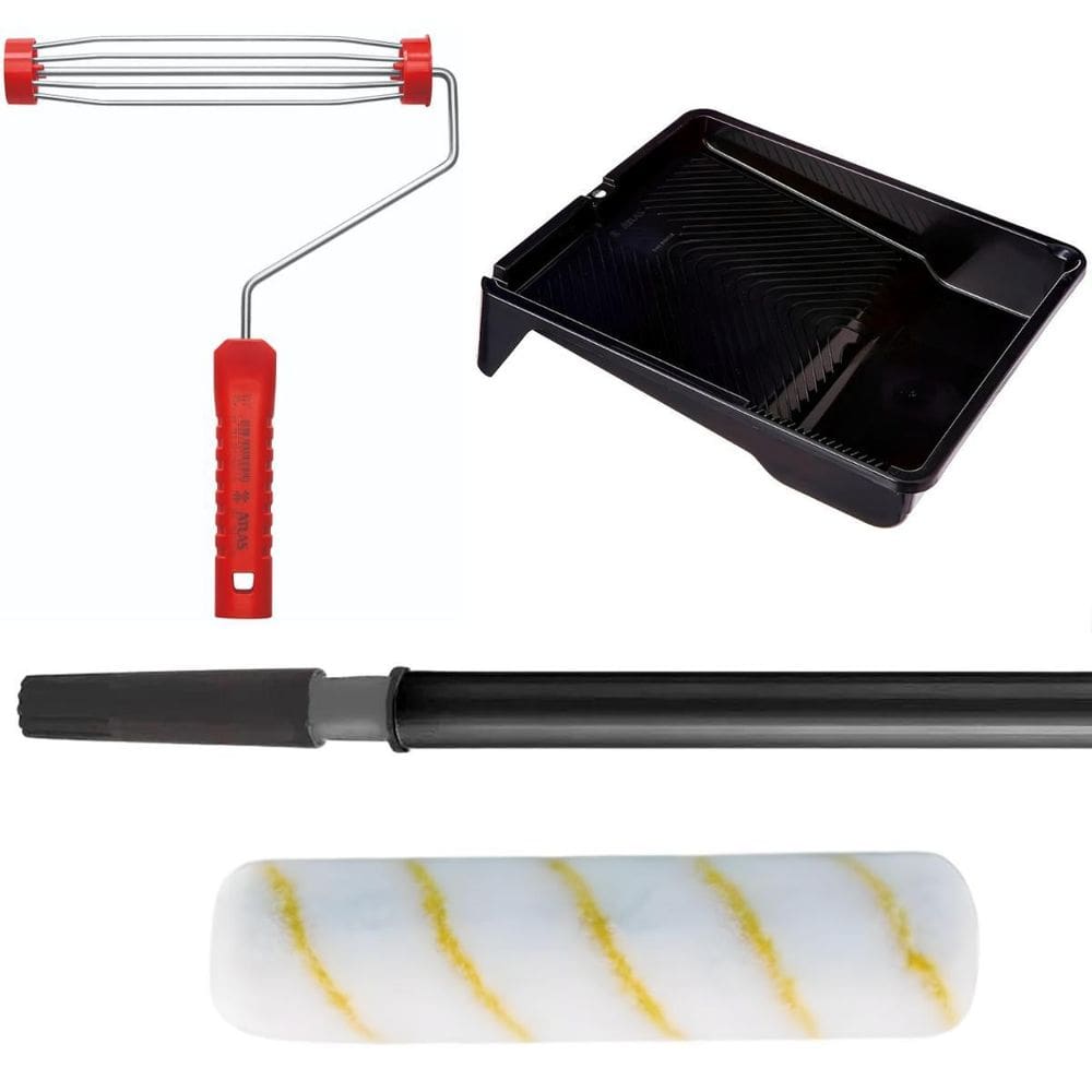 Rolo 23Cm + Suporte 23Cm + Bandeja 2,7L + Cabo 1,28M