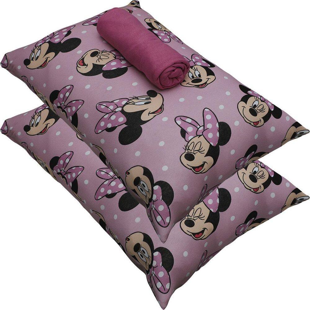 Jogo Cama Portallar Casal Malha 100% Algodão Disney Big
