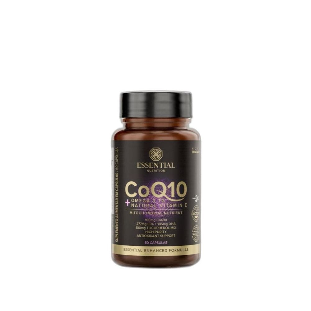 Coq10 + Ômega 3Tg + Vitamina E 60 Caps Nova Embalagem