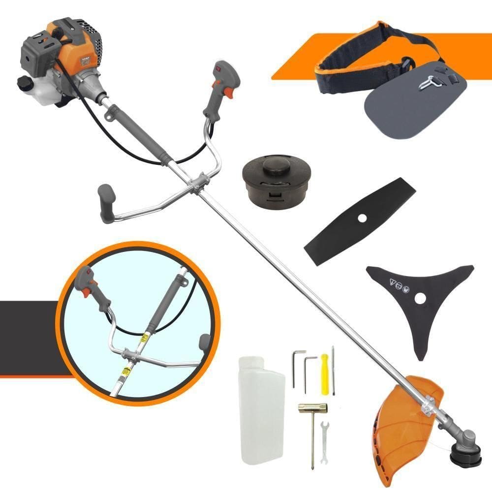 Roçadeira Gasolina Tekna Rl430p + Lâmina 2 Pontas Extra