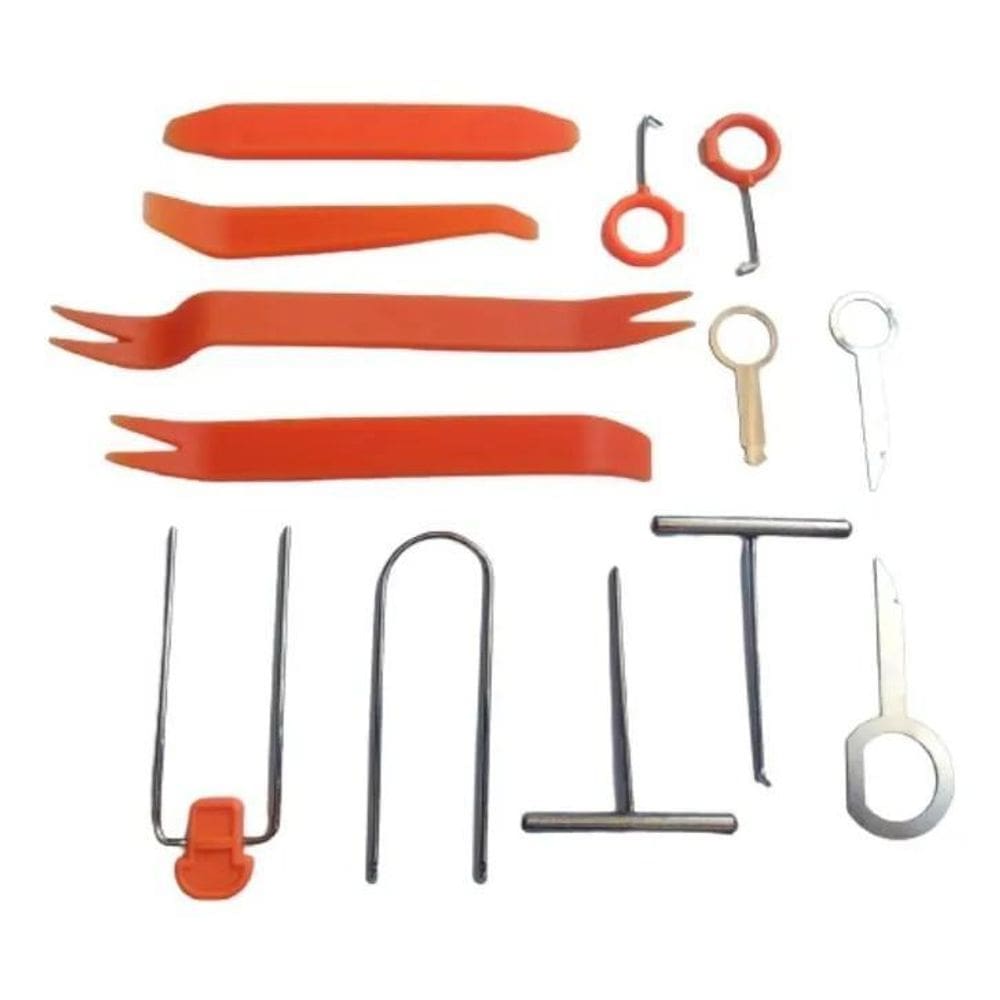 2X Espatulas Remoção Dvd Forros Painel Portas 13Pçs Ferramen