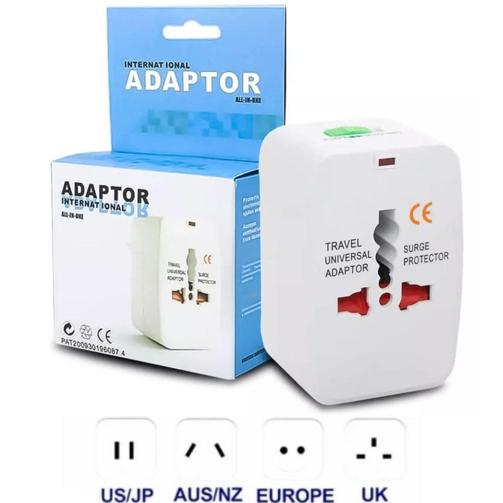 Adaptador De Tomada Padrão Internacional Design Moderno