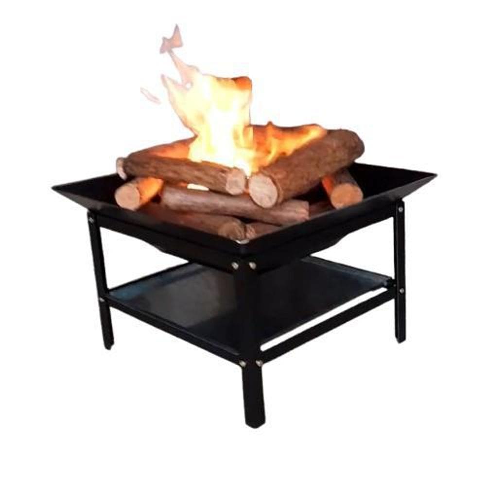 Lareira 50Cm Para Jardim Fogueira Externa Portatil A Lenha