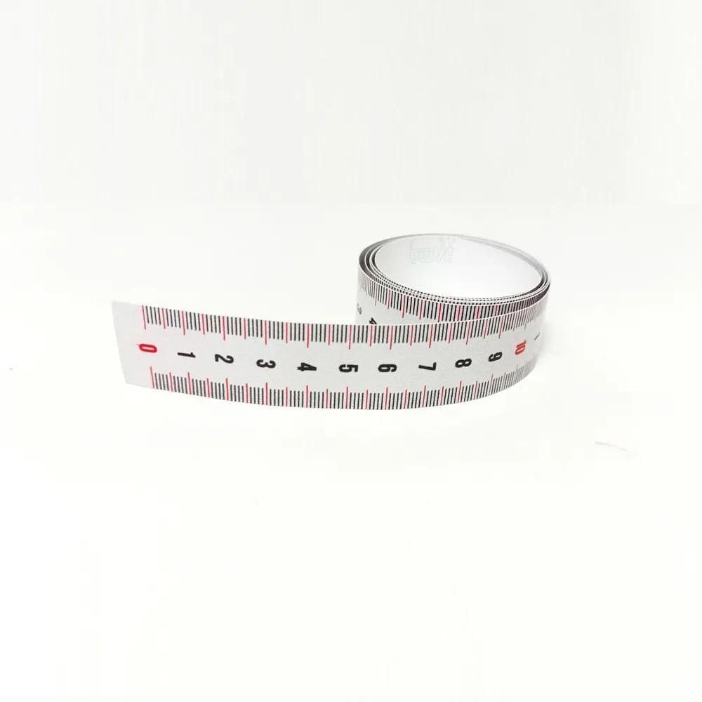 2X Régua Métrica Auto Adesiva Fita 1 Metro Graduada