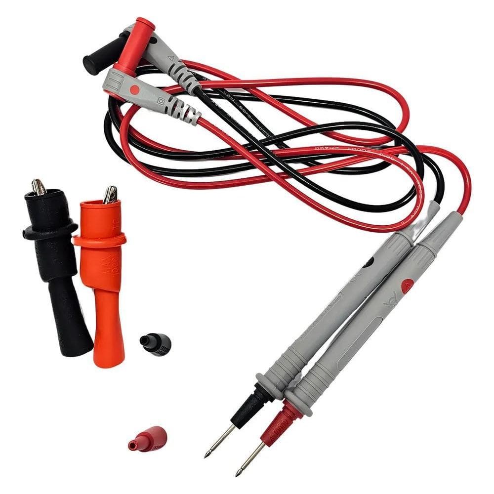 2X Ponta De Prova Multímetros Minipa Com Garra Jacaré Mtl-18