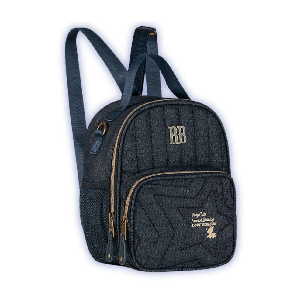 Mochila P Rebecca Bonbon De Costas Jeans Creche Meninas Kids