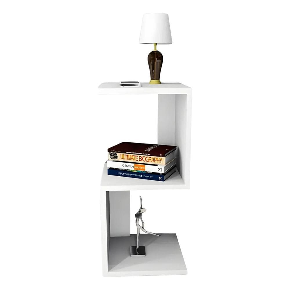 2X Mesa De Cabeceira Amsterdã Mdf Em Z Ou S Aparador De Cant