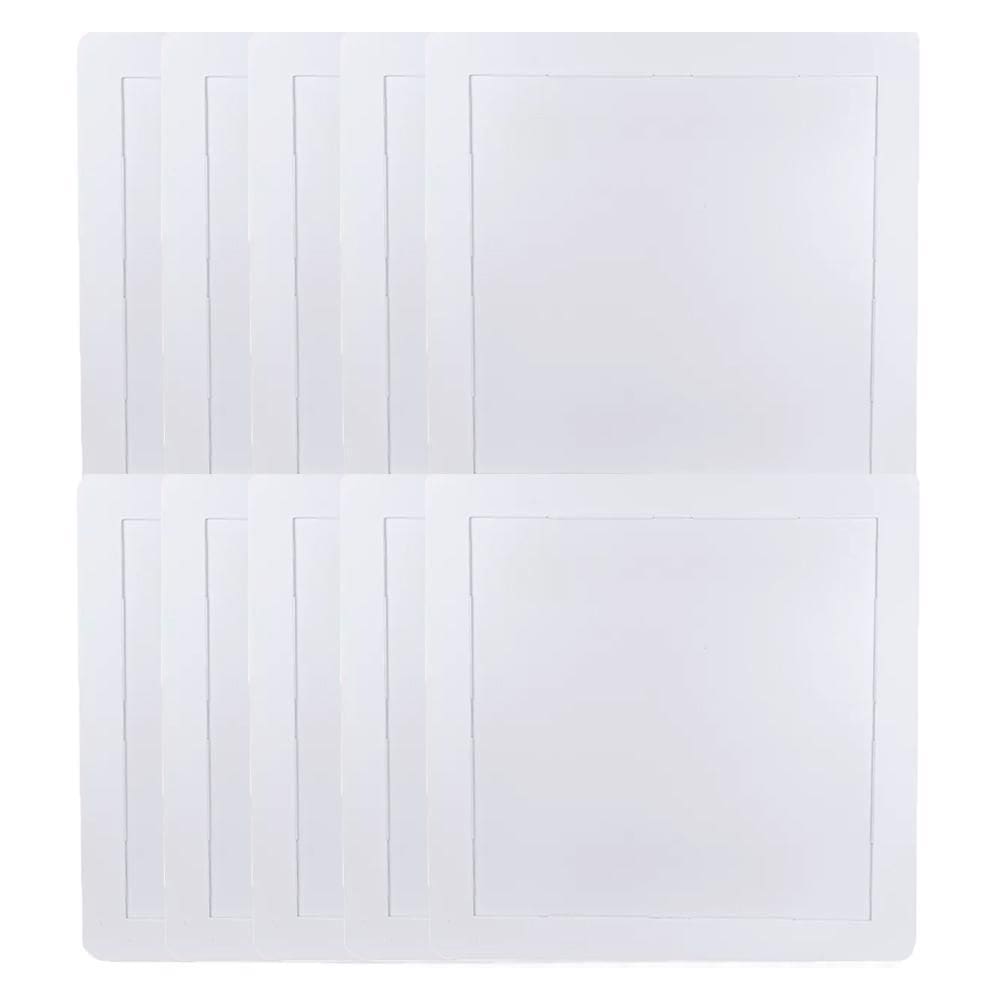 Kit 10 Luminária Plafon Led Quadrado Embutir 24W 6500K Noll