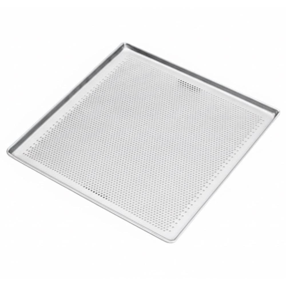 Bandeja de Alumínio Baronesa 35x35 Plana Perfurada