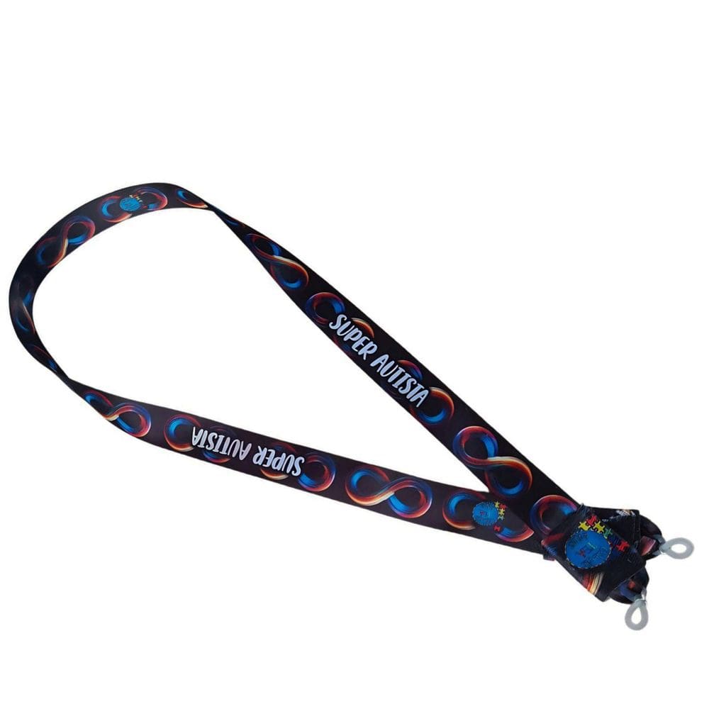Cordinha Infinity Black De Óculos Para Autistas