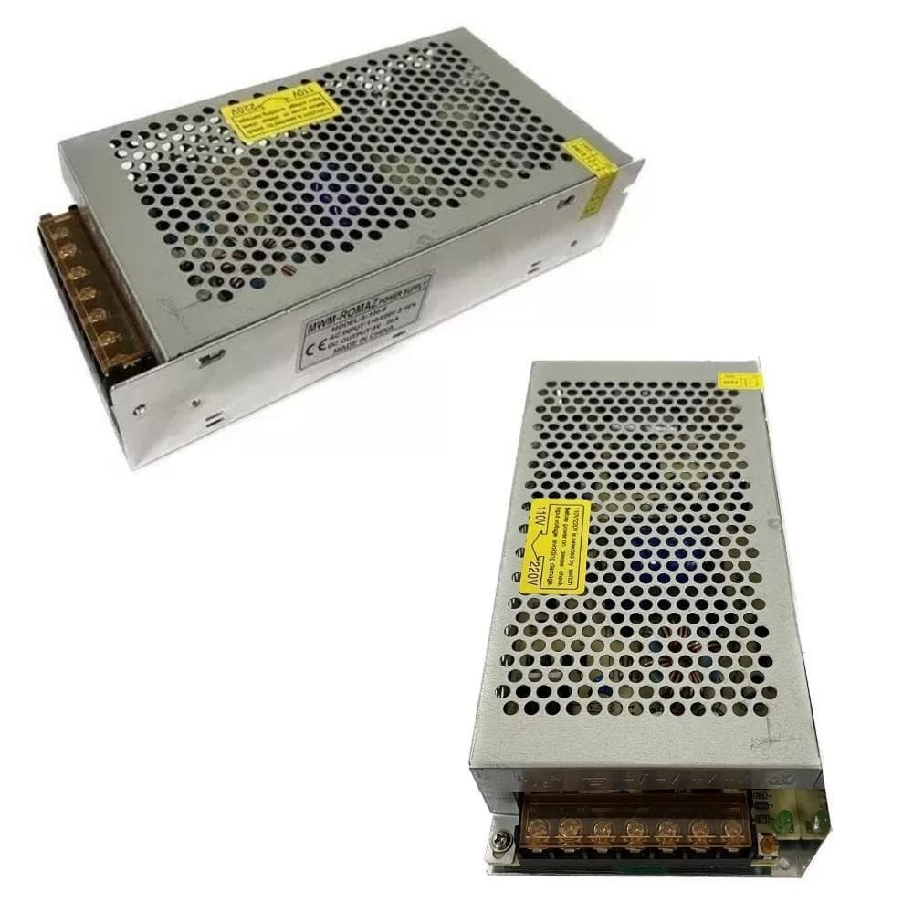 Fonte Chaveada Estabilizada 5V 20A 100W Bivolt - Novo