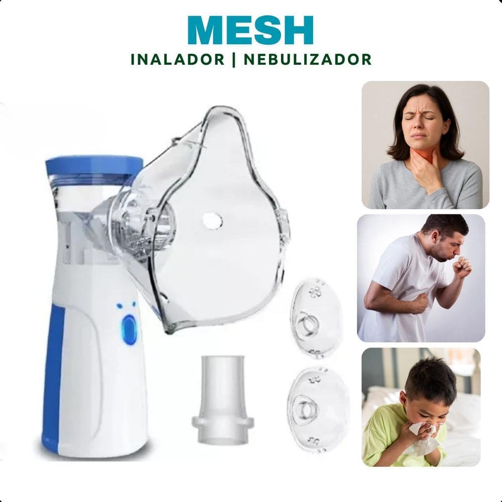 Inalador Nebulizador Ultrassônico Para Uso Diário, Eficiente