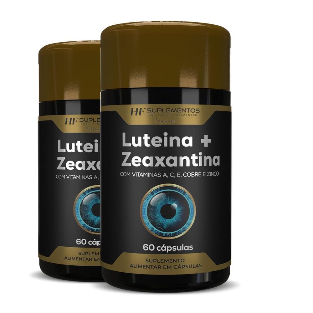 2X Luteina 20Mg + Zeaxantina 3Mg Vitamina A C E Cobre Hf