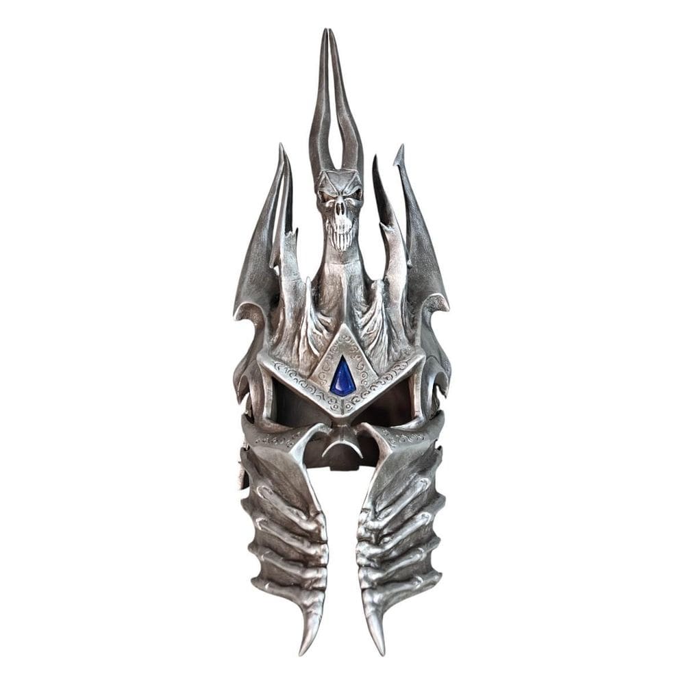 Capacete Rei Lich Warcraft Com Suporte Colecionável