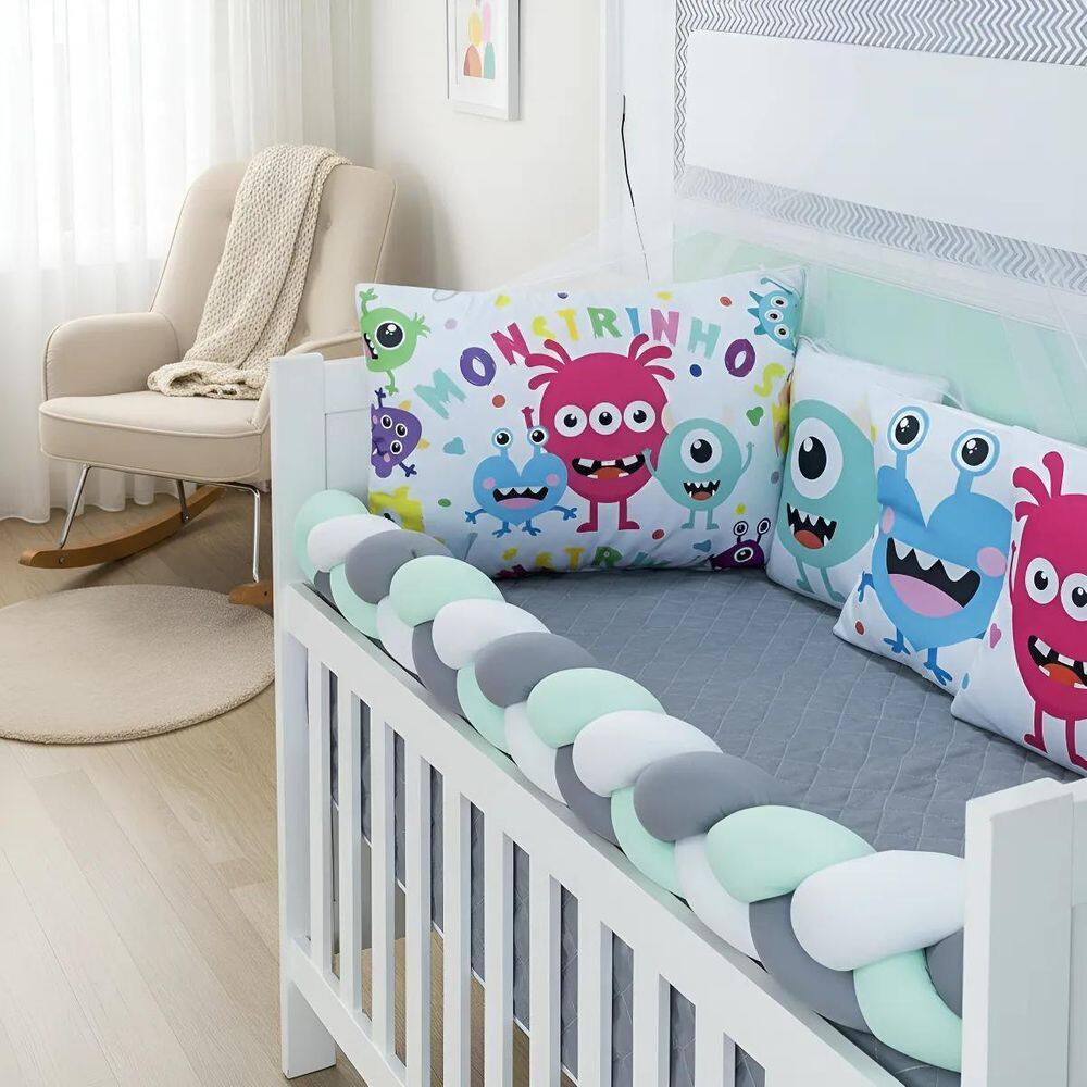 Kit Berço Baby Dream 10 Peças Super Aconchegante E Charmoso