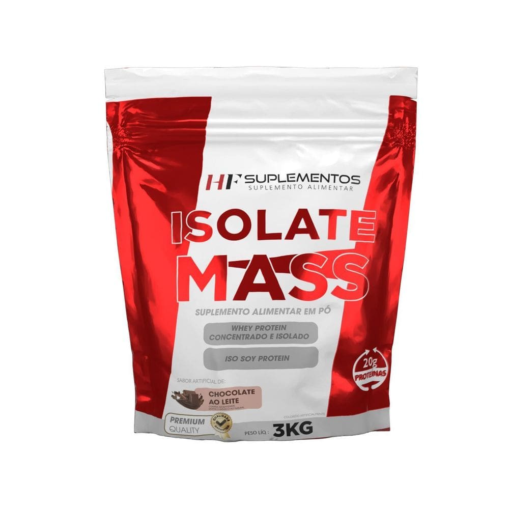 Hipercalorico Isolate Mass 3Kg Chocolate Hf Suplementos