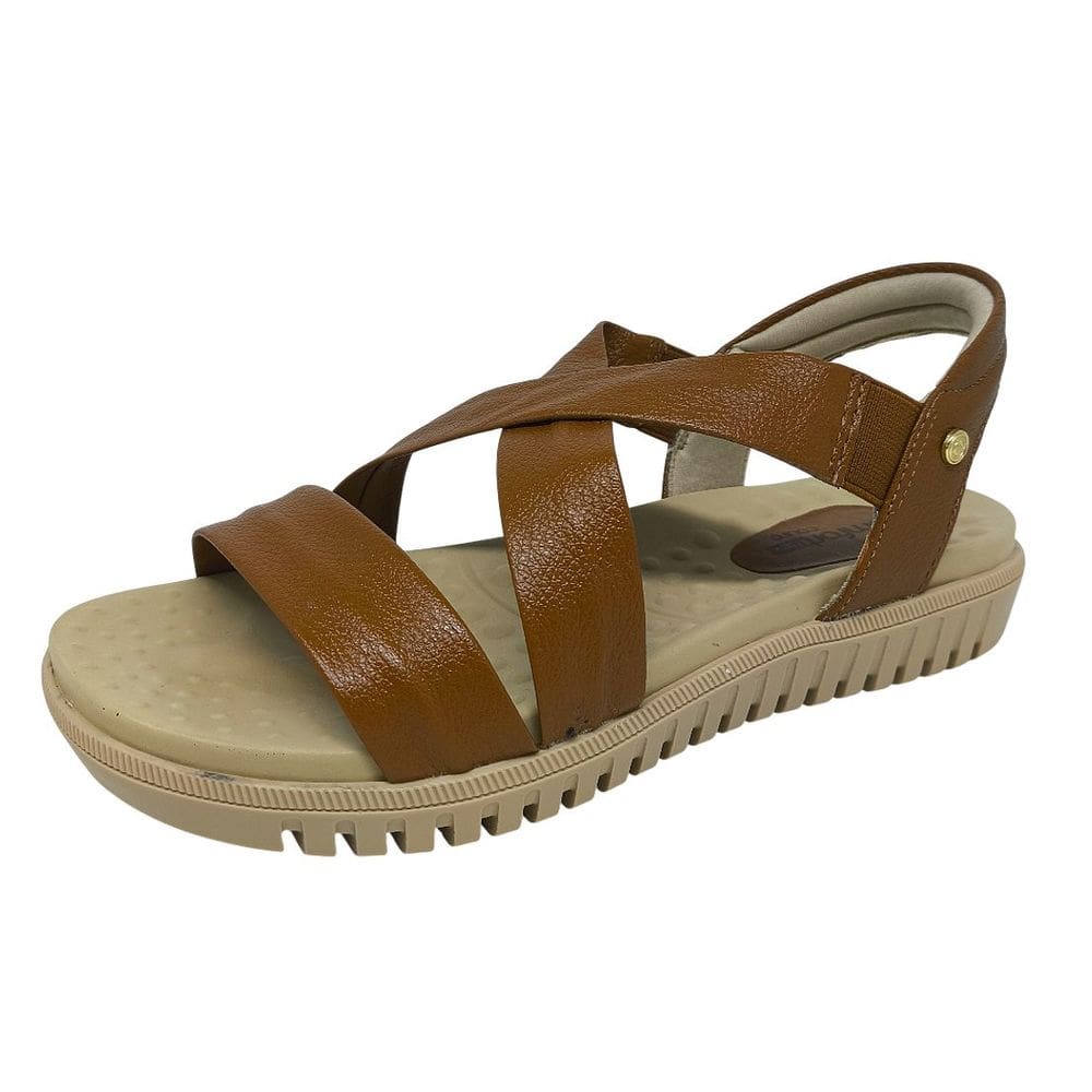 Sandalia Feminina Moderna Moda Conforto Passeio Comfortflex