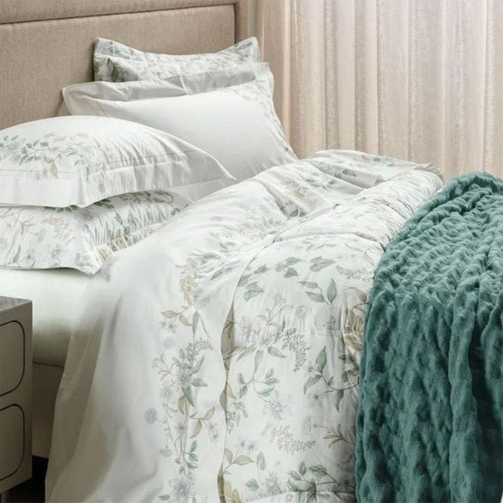 Kit Colcha Queen 200 Fios Adélia 100% Algodão Karsten