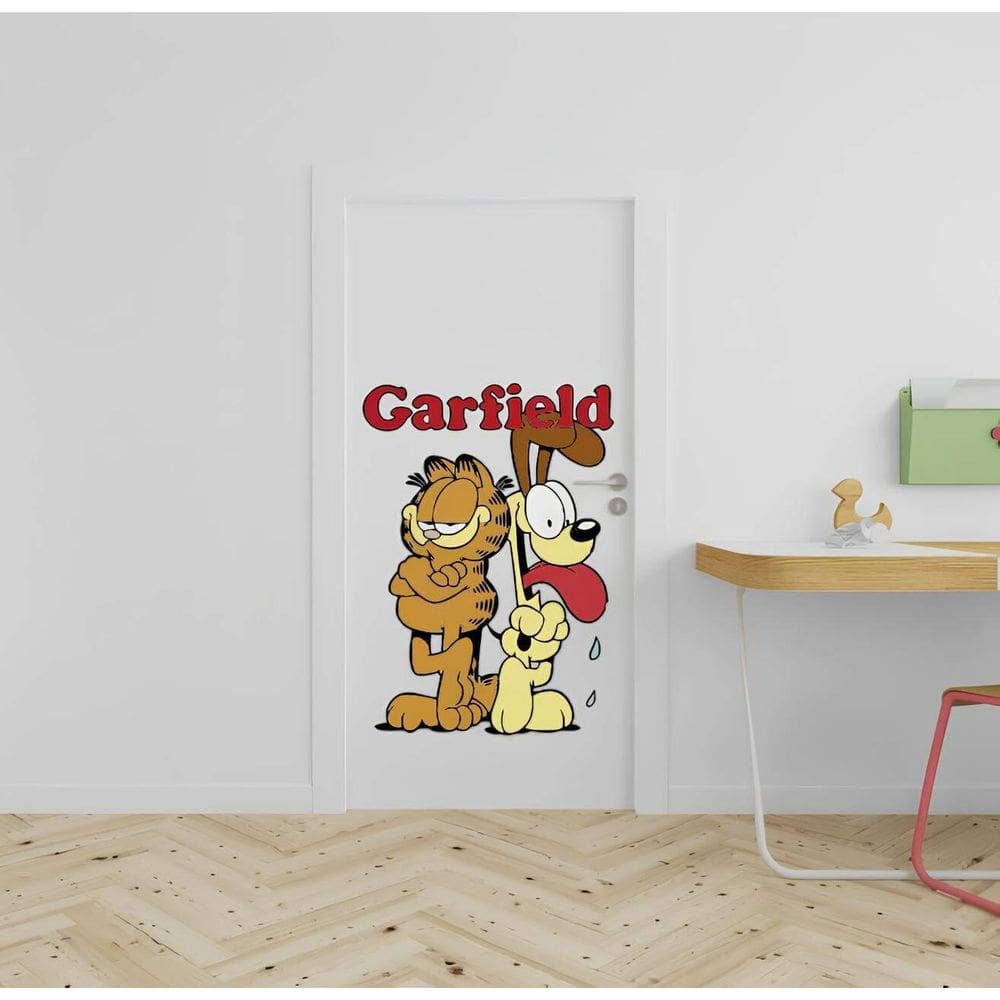 Adesivo Para Porta Garfield