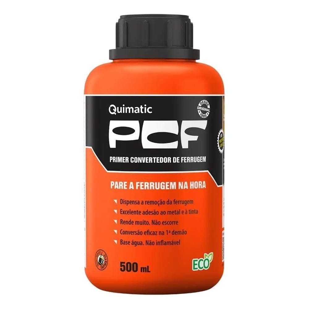 2X Pcf- Fundo Convertedor De Ferrugem 500 Ml Quimatic Tapmat