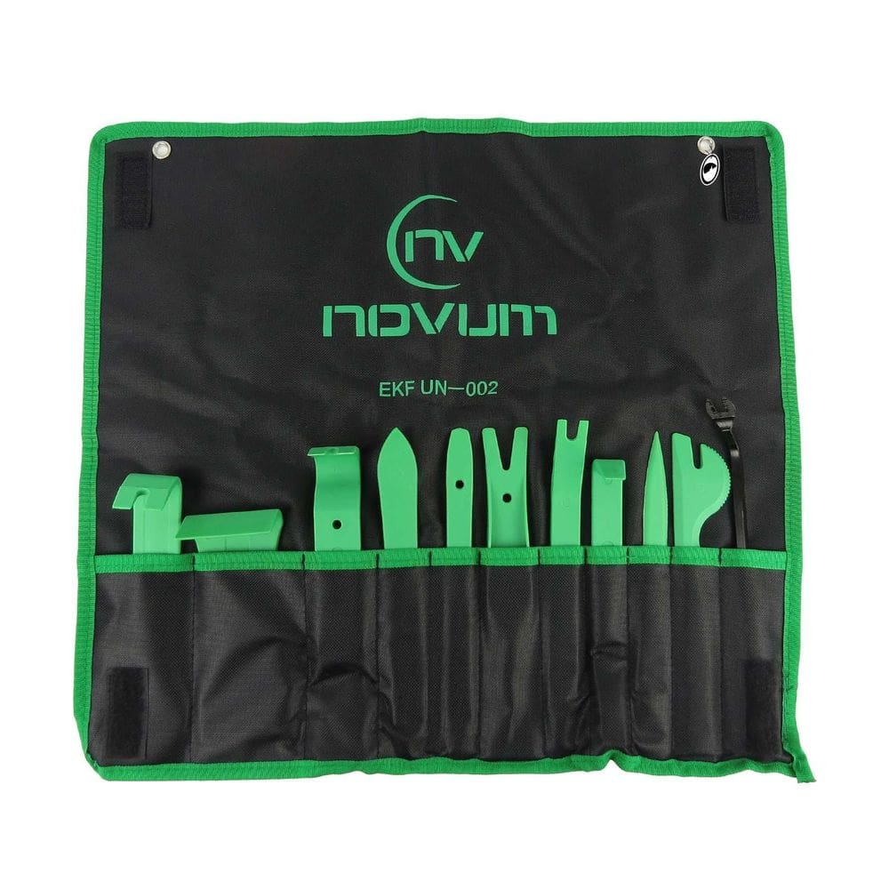 Kit Espátulas 11 Peças Nylon Desmontar Forro Painel Molduras