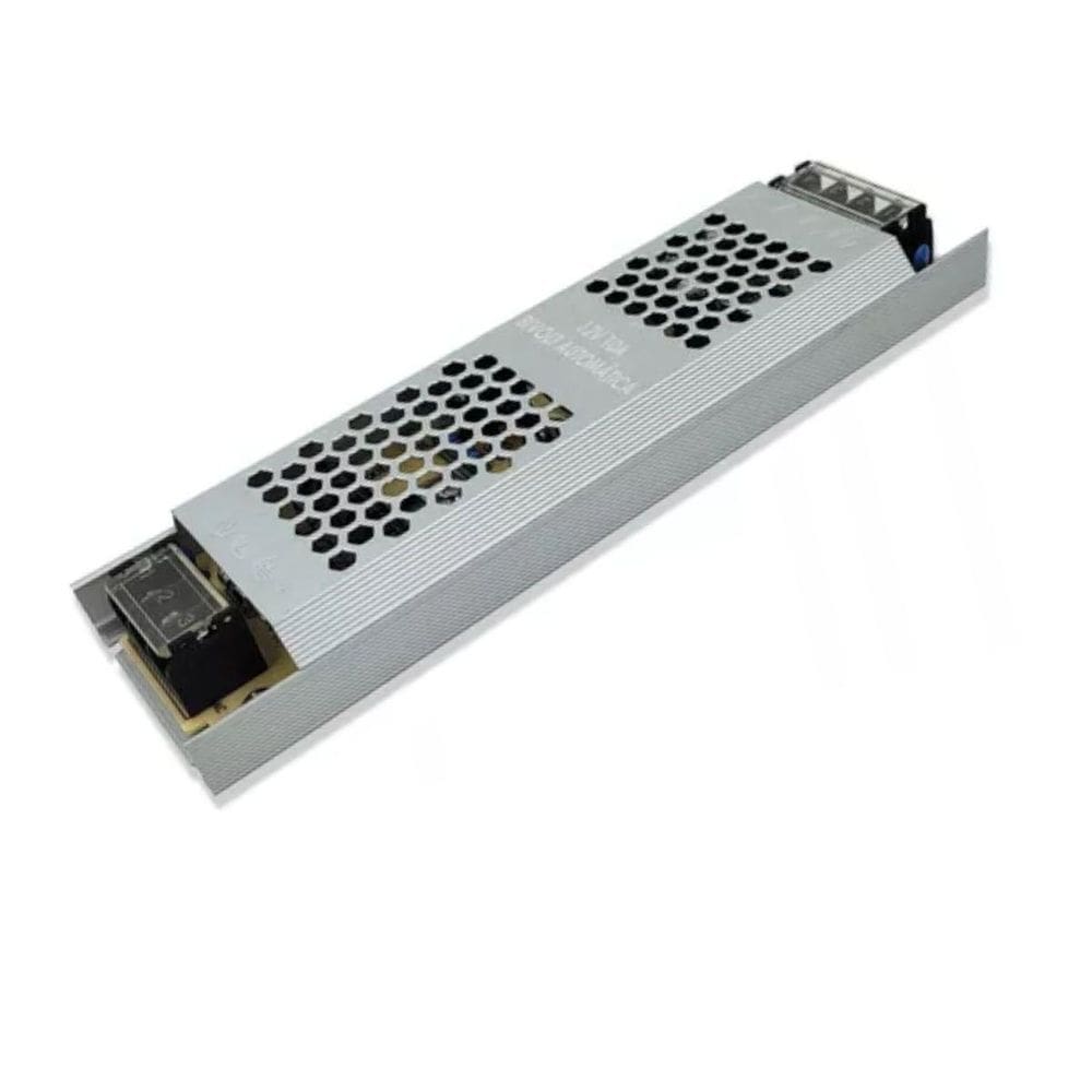 Fonte Driver Slim 12V 120W 10A Chaveada Fita Led Bivolt