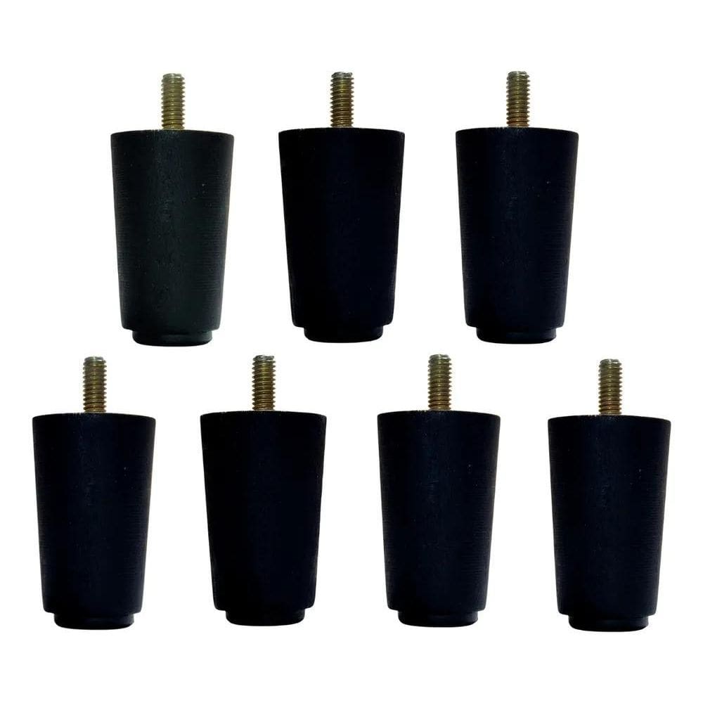 2X Mini Pé Cama Box Casal Jogo Com 7 Peças 6 Cm Altura