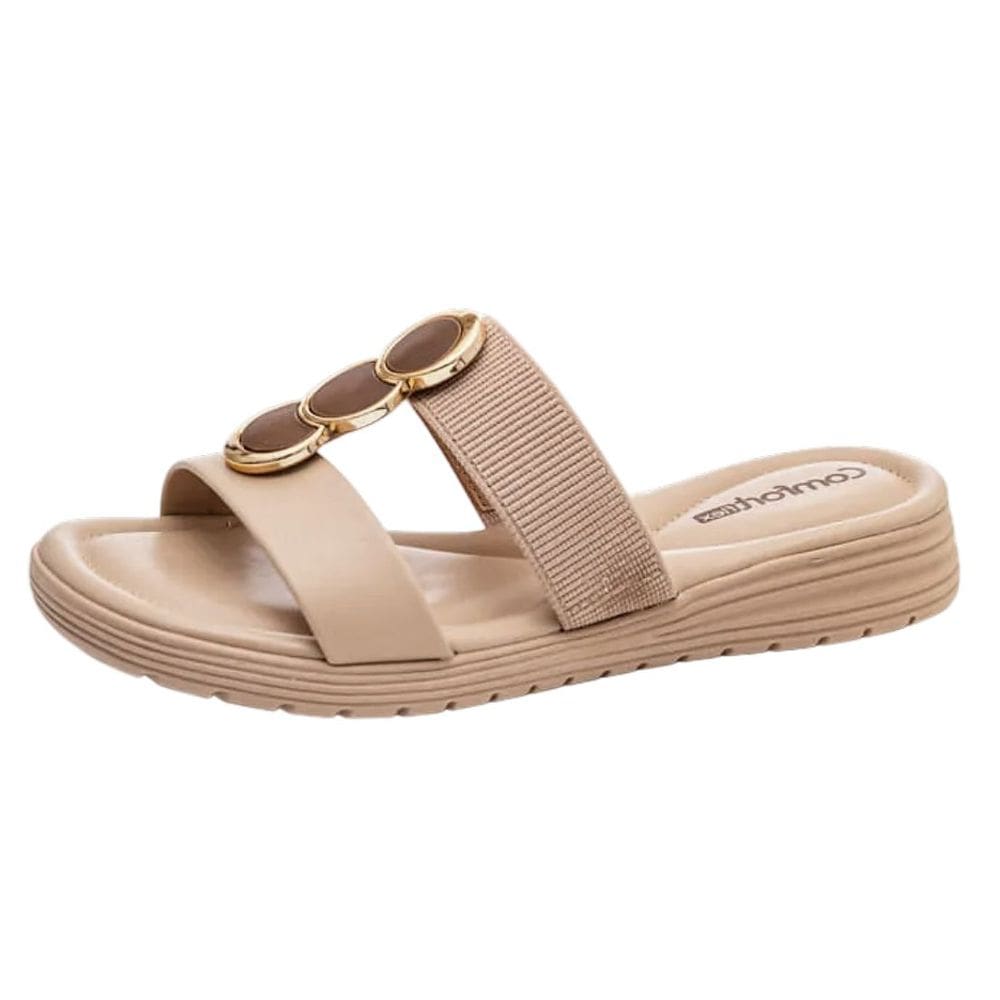 Chinelo Rasteira Feminino Calce Facil Conforto Comfortflex