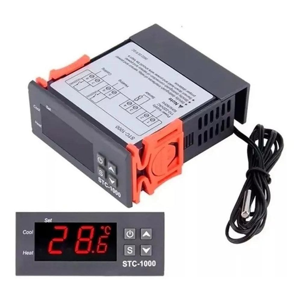 2X Termostato Digital Stc-1000 Controlad Temp 110/220