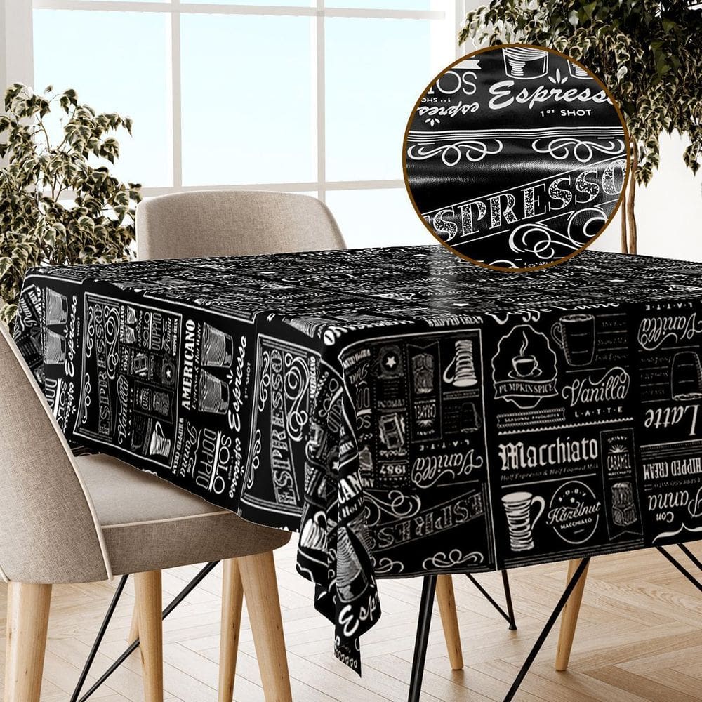 10 Toalha Mesa Térmica Plástico Pvc Café  140X100