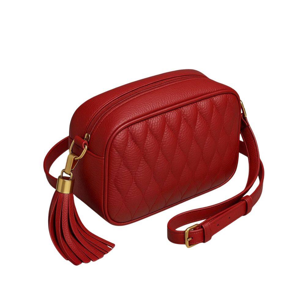 Bolsa Feminina Couro Atual Colors 1563 - Vermelho