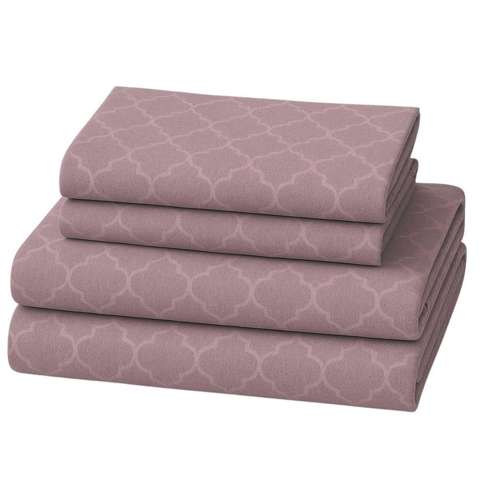 Jogo Cama Casal Acetinado 4Peças Embossed Admirare Escarlate