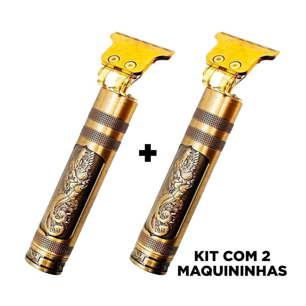 2 Maquininhas Dragon Retro Ultra Afiado Barba