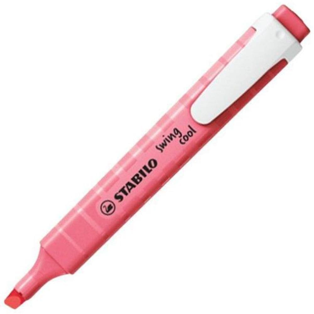 Marca Texto Stabilo Swing Cool Cereja Pastel