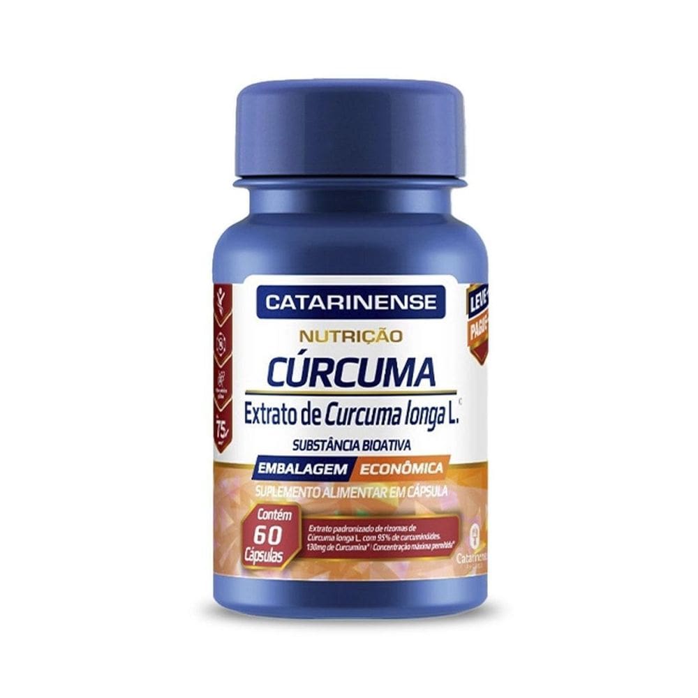 Cúrcuma 130Mg 60 Cápsulas Catarinense Nutrição