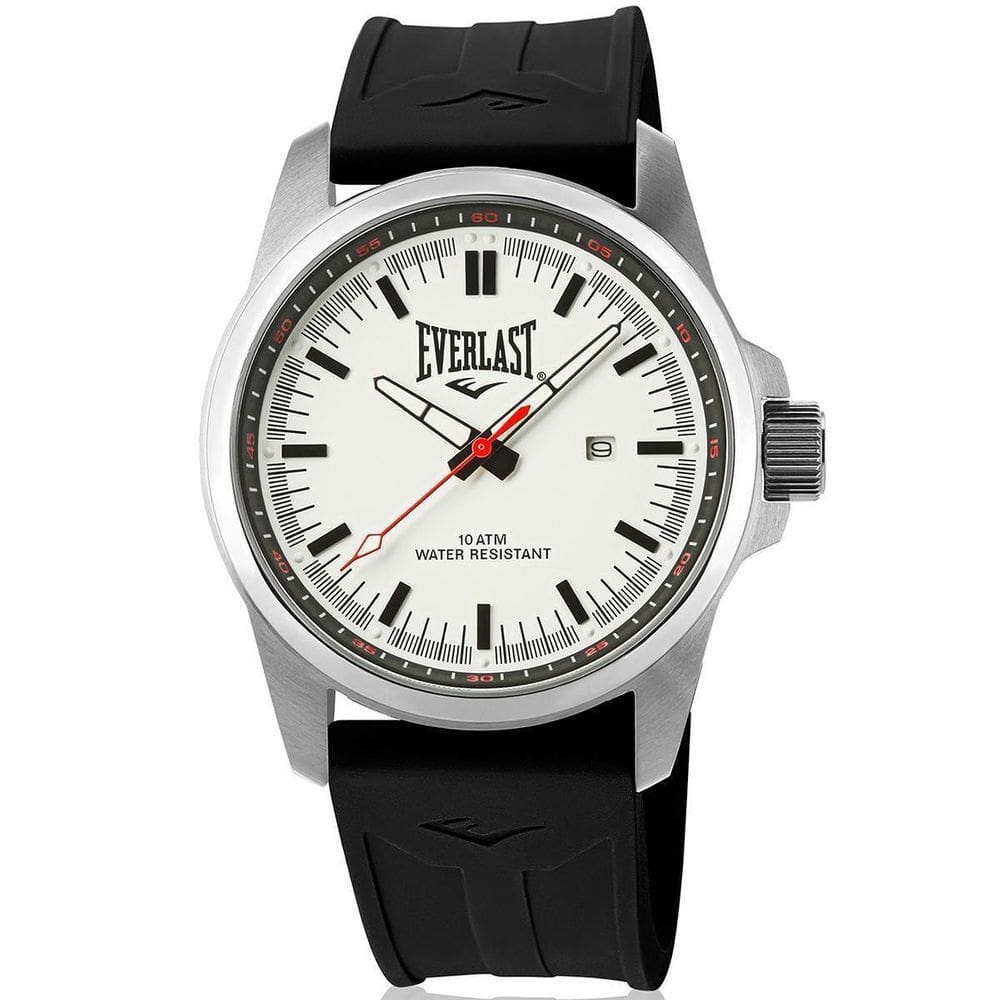 Relógio Masculino Everlast Preto À Prova D`Água 100 M E15830