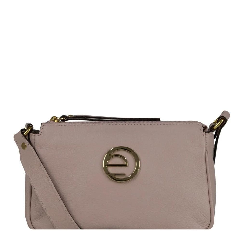 Bolsa Couro Alça Transversal/Tiracolo Rosa