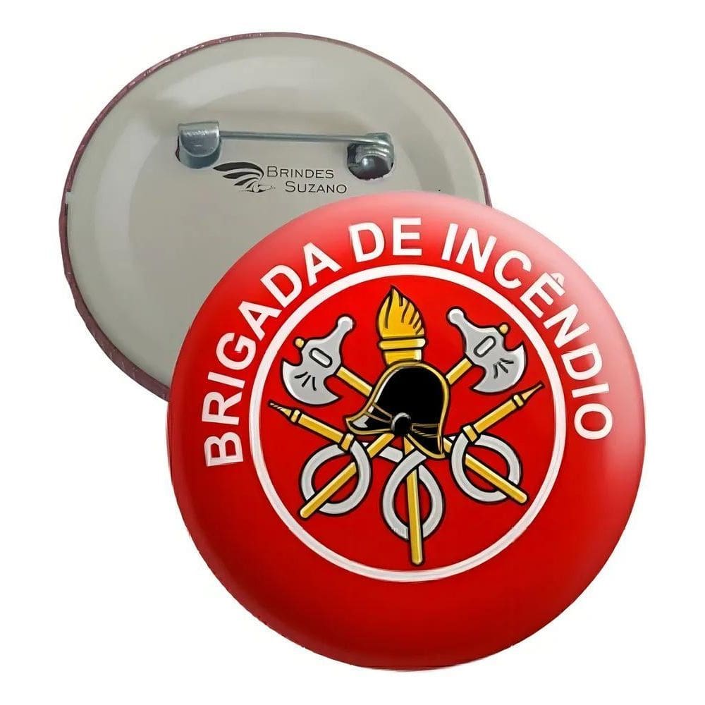 2X 20 Botons Botton Buttons Broches Brigada De Incêndio 3,5
