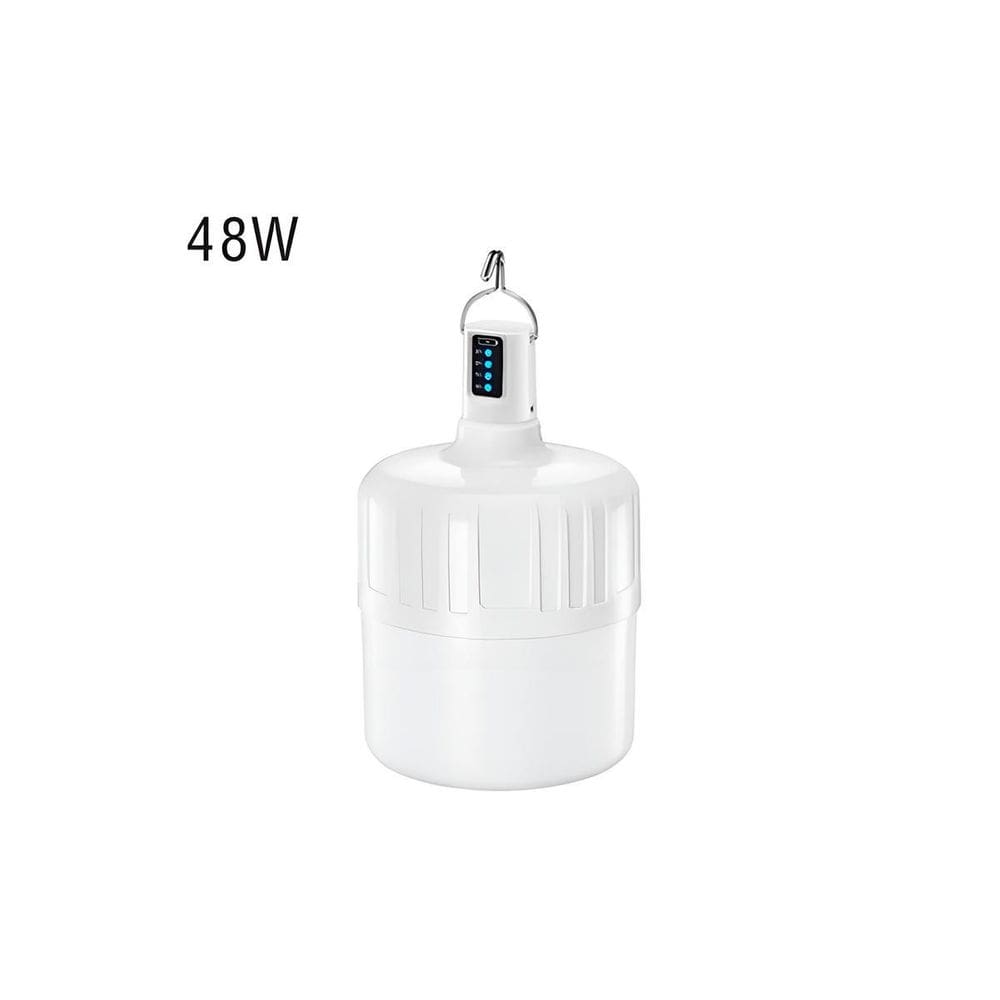 Lâmpada Emergência Recarregável 48W Led Camping 4000Lm